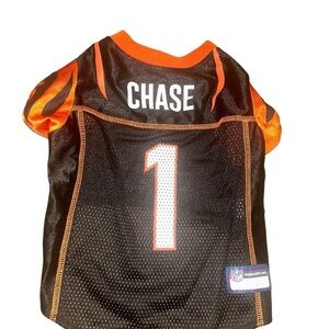 NFL Cincinnati Bengals Dog Pet Wear size Large Team Jersey Officially Licensed
